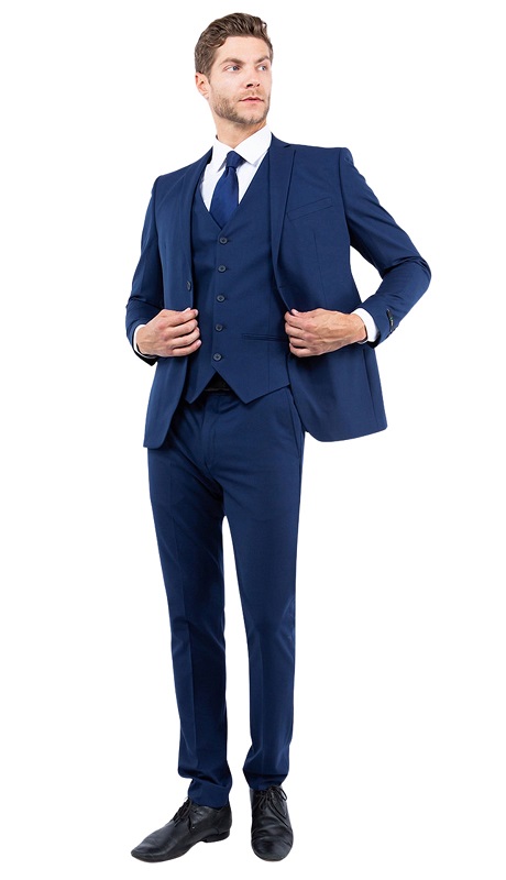 Zegarie Mens Suit-M362S-02-NAVY 