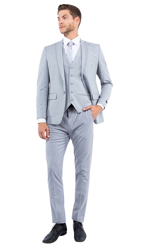 Zegarie Mens Suit-M362S-04-LT-GRAY 