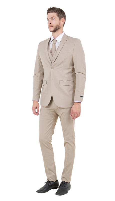 Zegarie Mens Suit-M362S-05-TAN 