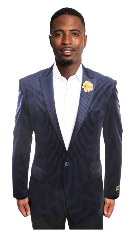 Empire Mens Sports Coat ME169-BLUE