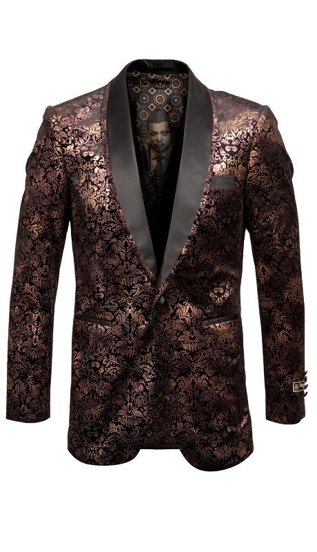 Empire Mens Sports Coat ME261H-RED-BLK