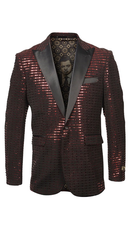 Empire Mens Sport Coat ME263H-03-RED
