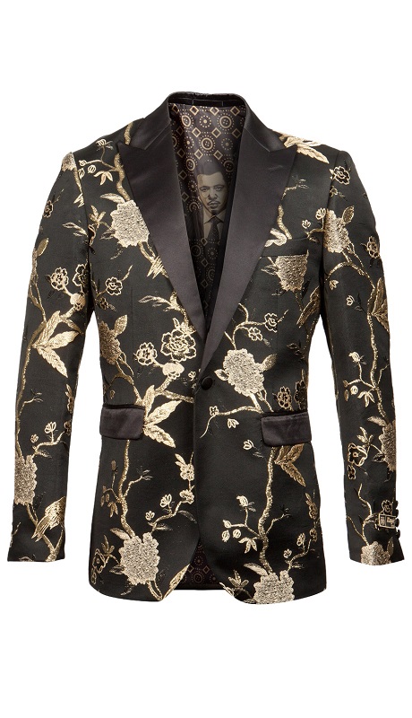 Empire Mens Sport Coat ME266H-GLD-BLK