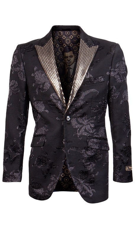 Empire Mens Sports Coat ME318H-BLK