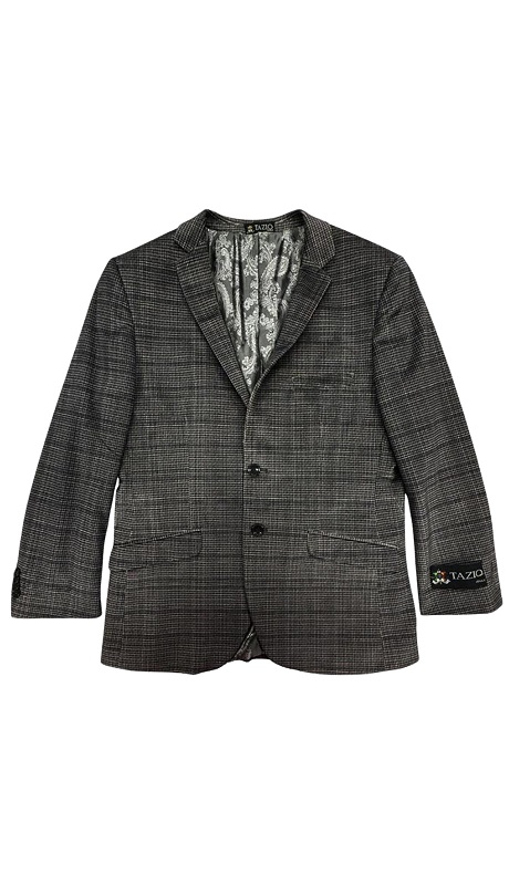 Tazzio Mens Sports Coat MJ107-GRY