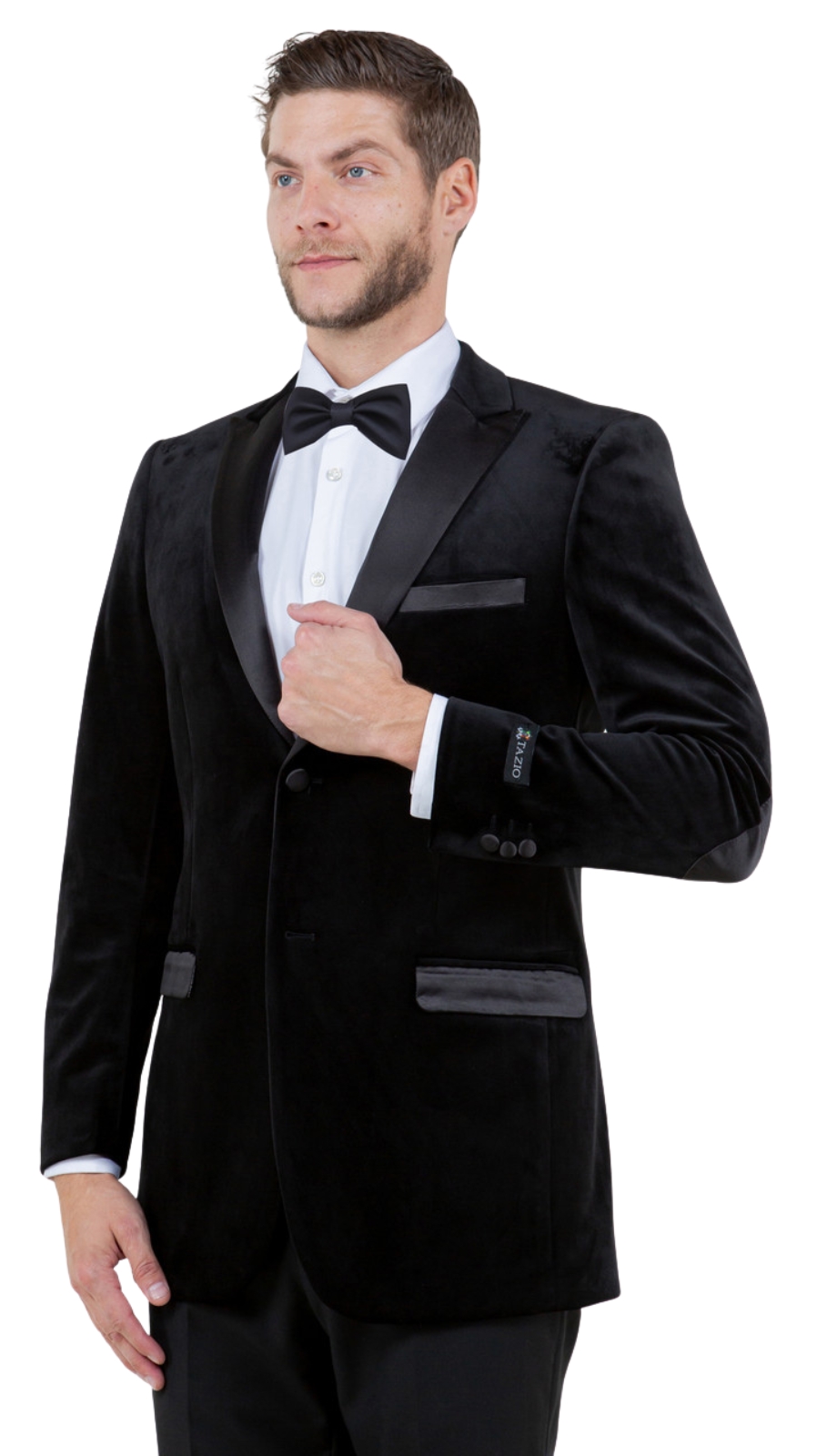 Tazzio Mens Sports Coat MJ114S-BLK
