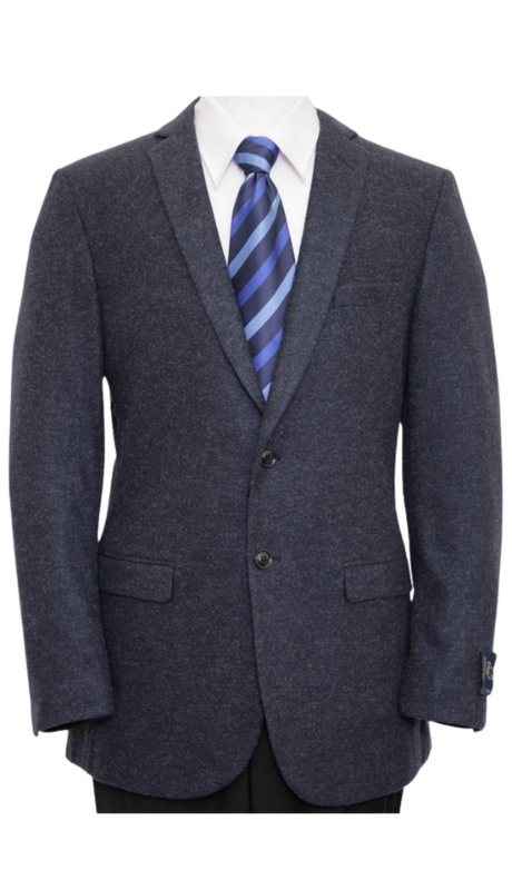 ZeGarie Mens Sports Coat MJ134-NAVY