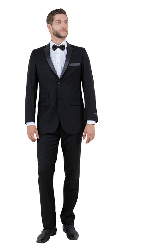 Tazzio Mens Sports Coat MJ136S-BLK