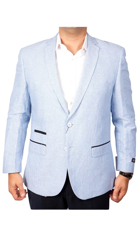 Tazzio Mens Sports Coat MJ137S-GRY