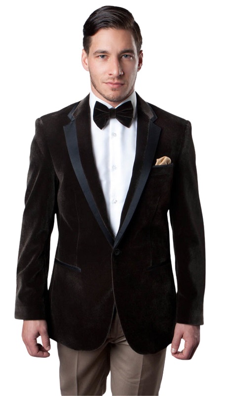 Tazzio Mens Sports Coat MJ142S-DK BRONZE