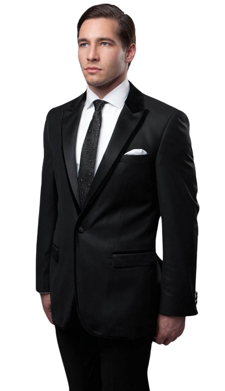 Empire Mens Sports Coat MJ144S-BLK