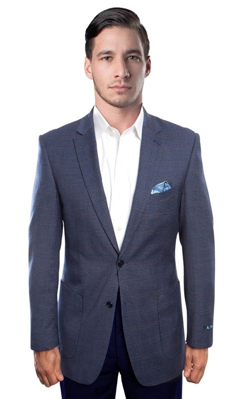 Empire Mens Sports Coat MJ178-BLUE