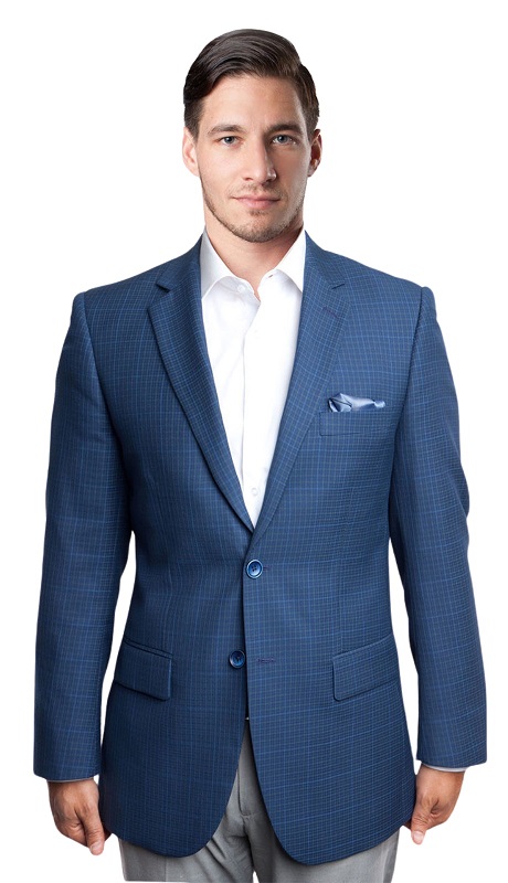 Empire Mens Sports Coat MJ180-BLUE