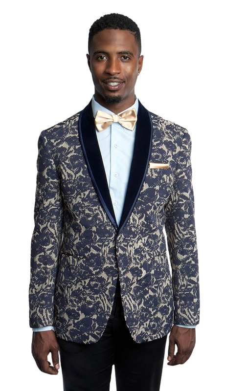 Empire Mens Sports Coat MJ189S-BLU