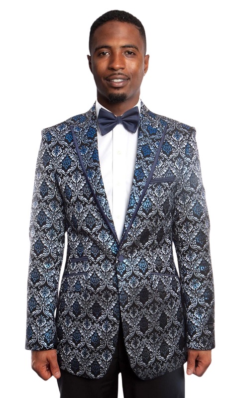 Empire Mens Sports Coat MJ203-02-BLUE