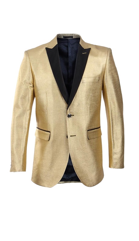 Empire Mens Sports Coat MJ220-01-GOL/BLK