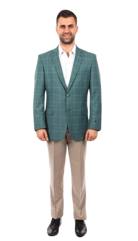 Empire Mens Sports Coat MJ242-GRN