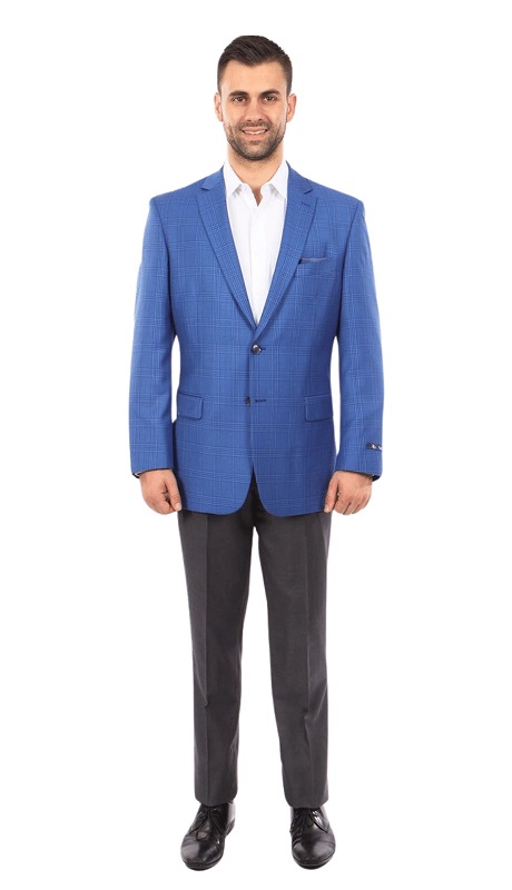 Empire Mens Sport Coat MJ245-BLUE