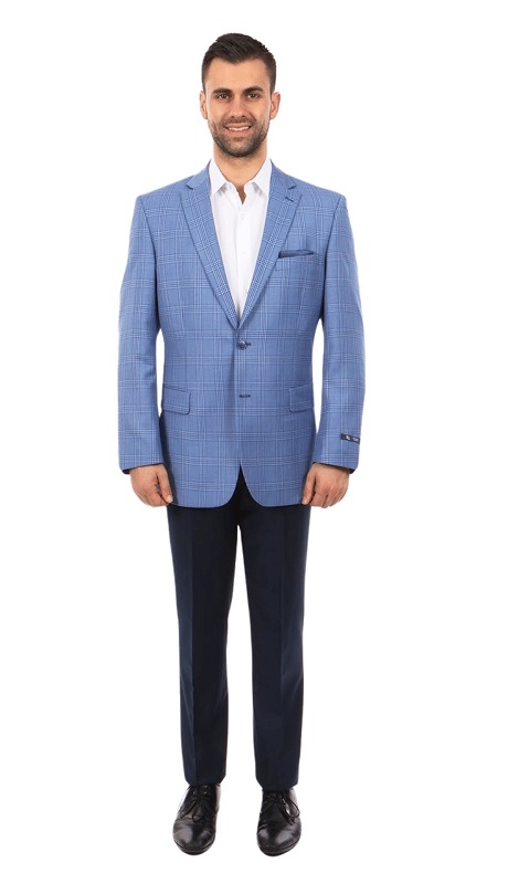 Empire Mens Sport Coat MJ245-LIGHT BLUE