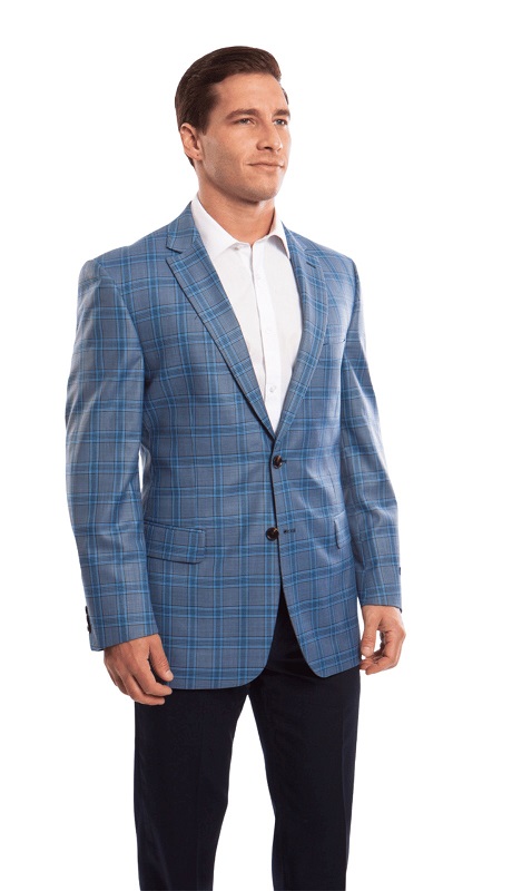 Empire Mens Sports Coat MJ248-01-BLUE