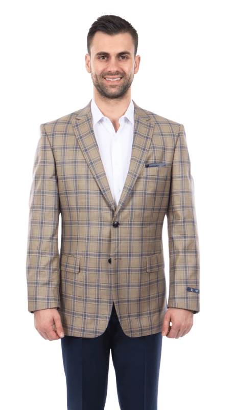  Empire Mens Sports Coat MJ248-03-TAUPE