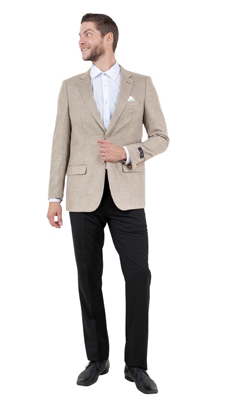 Tazzio Mens Sports Coat MJ288S-TAN 