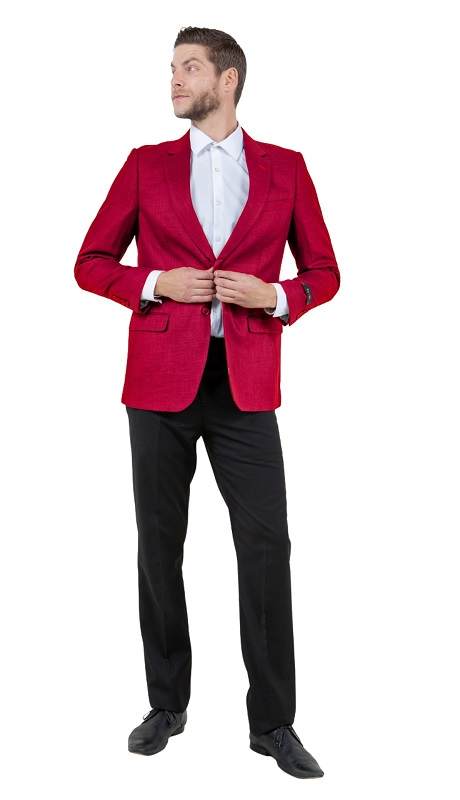 Tazzio Mens Sports Coat MJ288S-BUR