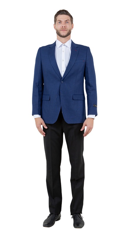 Tazzio Mens Sports Coat MJ288S-NVY 