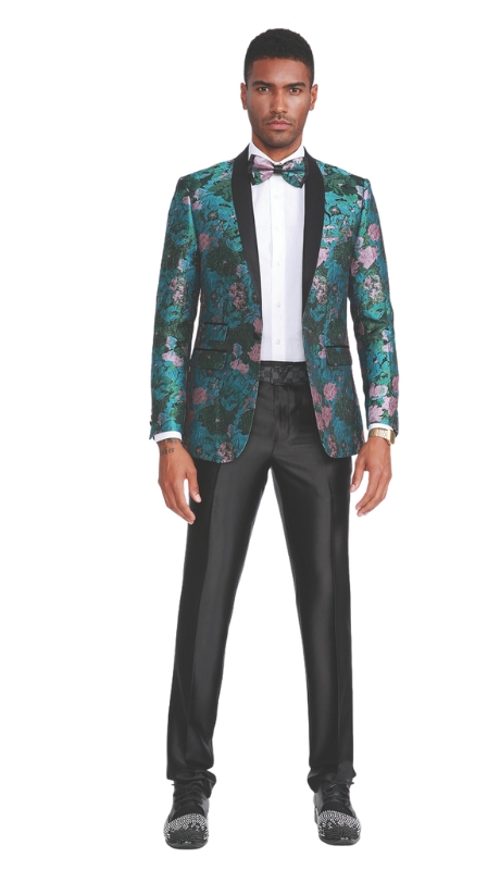 Tazzio Mens Sports Coat MJ290S-03- GREEN