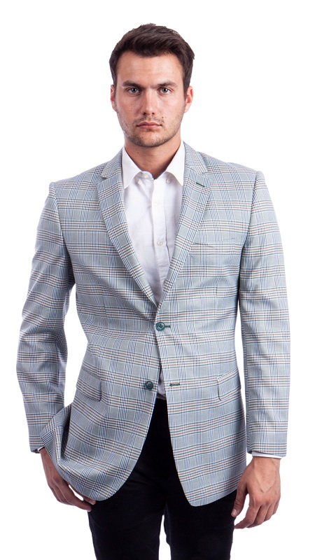Tazzio Mens Sports Coat MJ296-GREEN