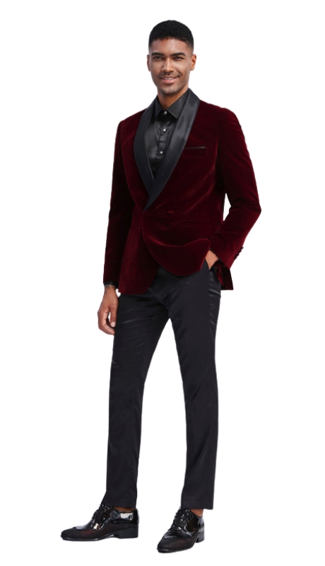 Tazzio Mens Sports Coat MJ303S-02-Bur