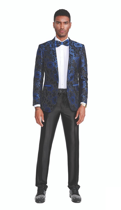 Tazzio Mens Sports Coat MJ340S-ROYAL