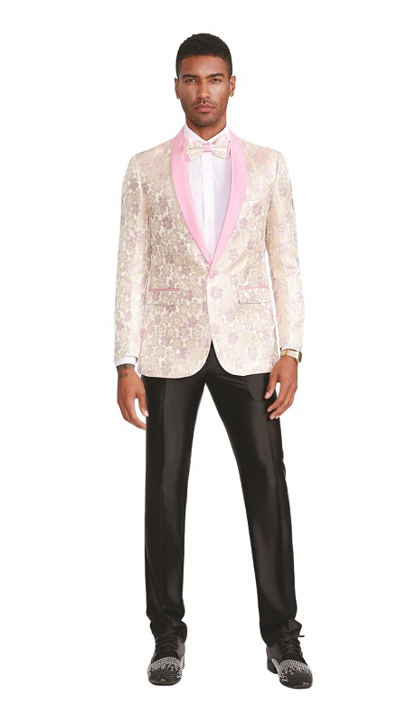 Tazzio Mens Sports Coat MJ343S-ROSE