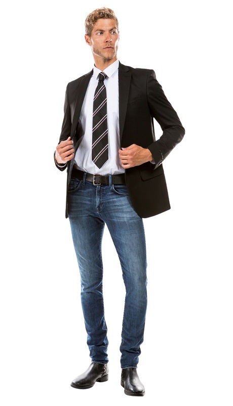 ZeGarie Mens Sports Coat MJ346-01-Black