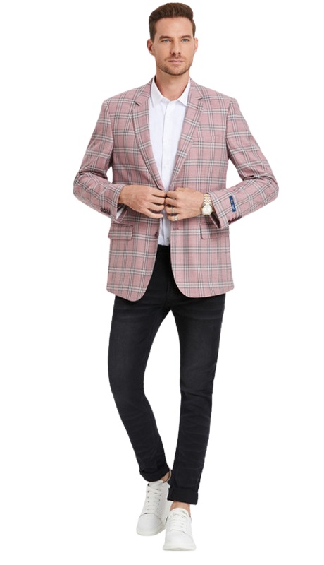 Empire Mens Sports Coat MJ369-01-ROSE