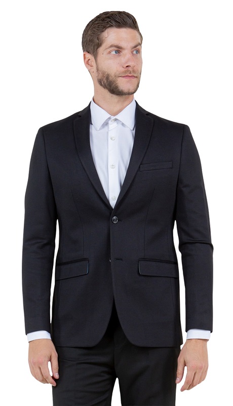 ZeGarie Mens Sports Coat MJ378S-01-BLACK