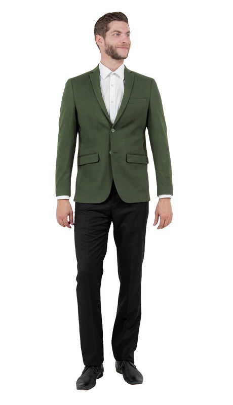 ZeGarie Mens Sports Coat MJ379S-04 BOTTLE GREEN