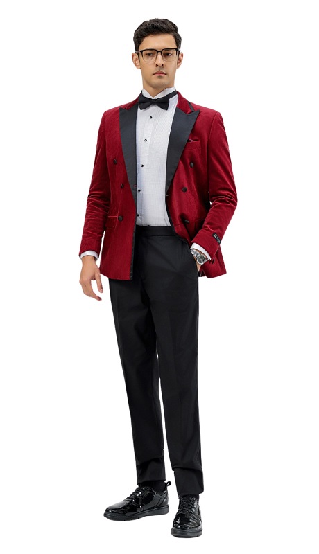 Tazzio Mens Sports Coat MJ424H1-03 BURGUNDY