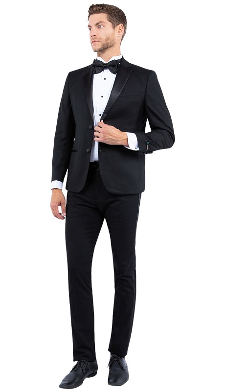 ZeGarie Mens Sports Coat MJT364-01-BLACK 