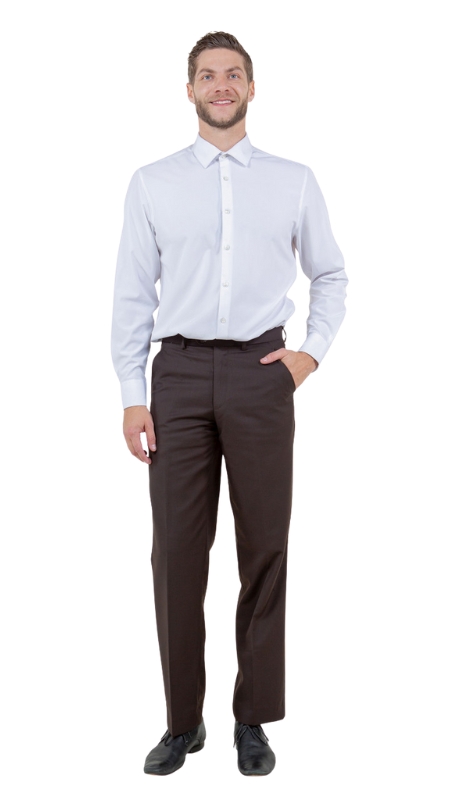 Demantie Mens Pant-MP101-23-BROWN
