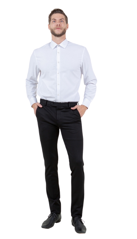 Tazzio MENS DRESS PANTS & VEST/PANT SETS -MP110S -01-BLK