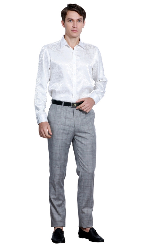Tazzio Mens Pants-MP112SK-01-GREY