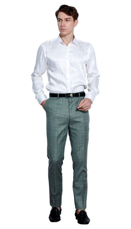 Tazzio Mens Pants-MP112SK-02-MINT