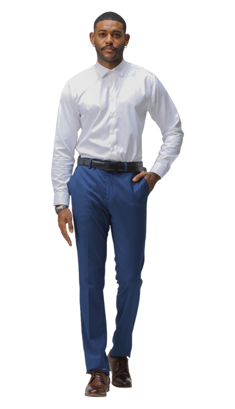 Sean Alexander Mens Pant MP282SK-05-INDIGO