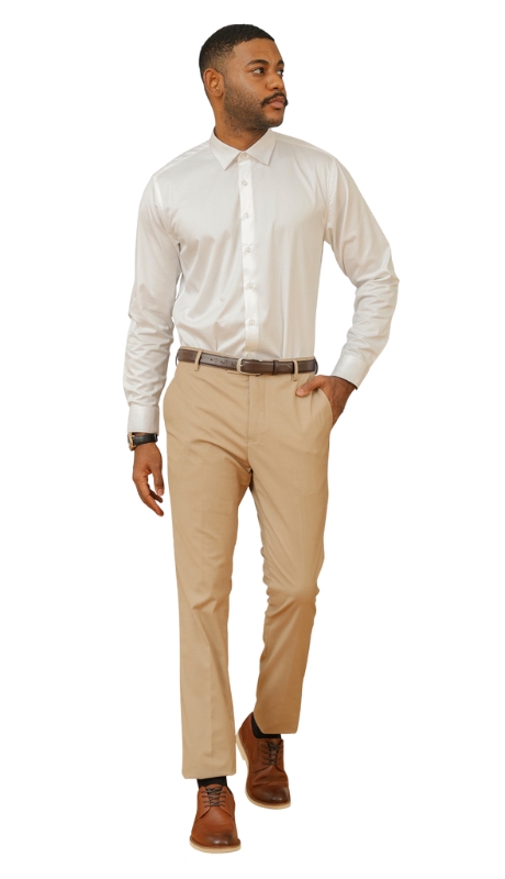 Sean Alexander Mens Pant MP282SK-07-M-TAN