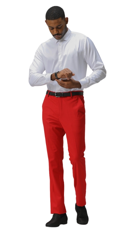 Sean Alexander Mens Pant -MP282SK-10-RED