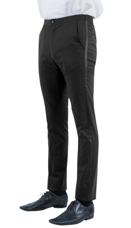 Zegarie Mens Pants-MPTZ117-01-BLACK