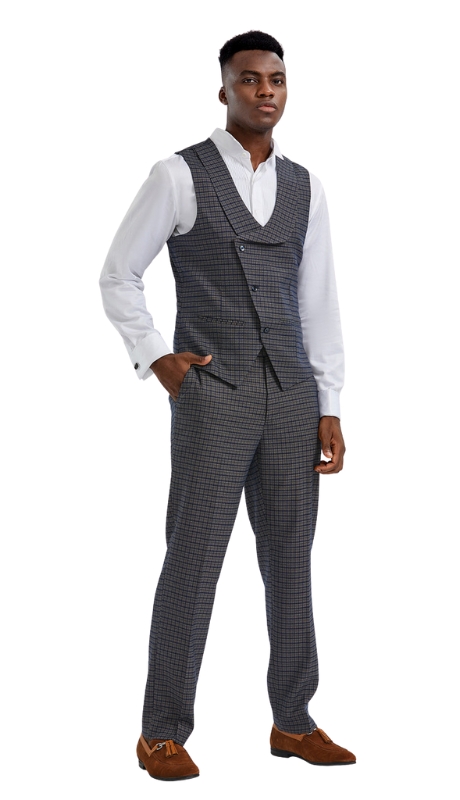 Tazzio Mens Vest MPV114SK-02-NAVY