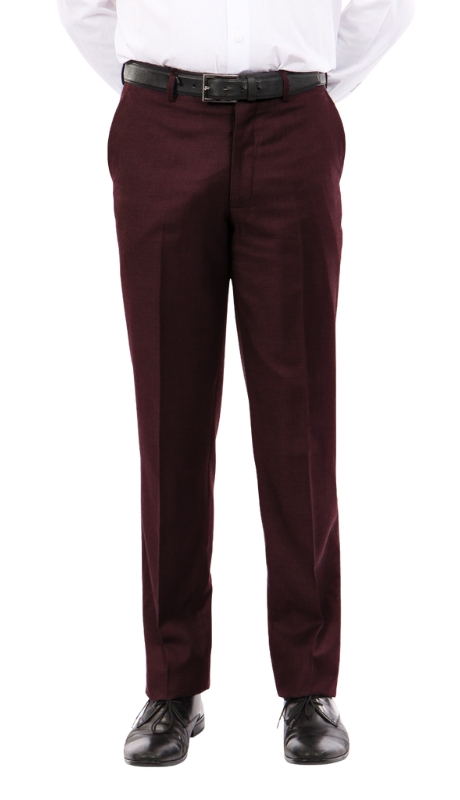 Zegarie Mens Pants-MPW100-07-BURGUNDY