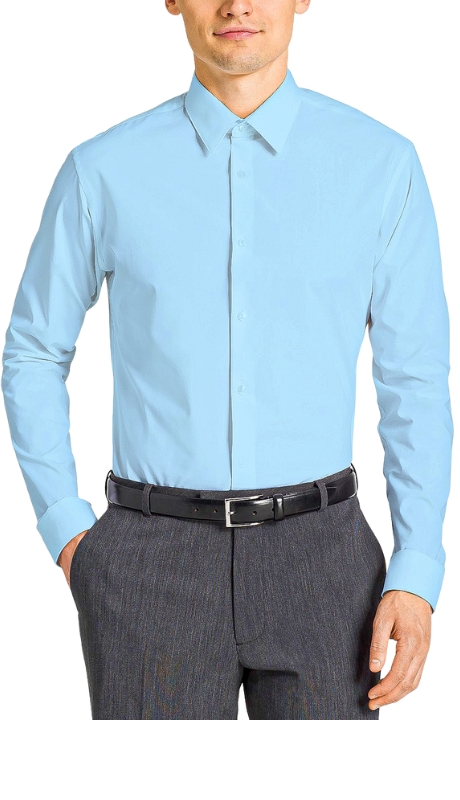 Tazzio Mens Dress Shitrs MSH30-03-SKY BLUE